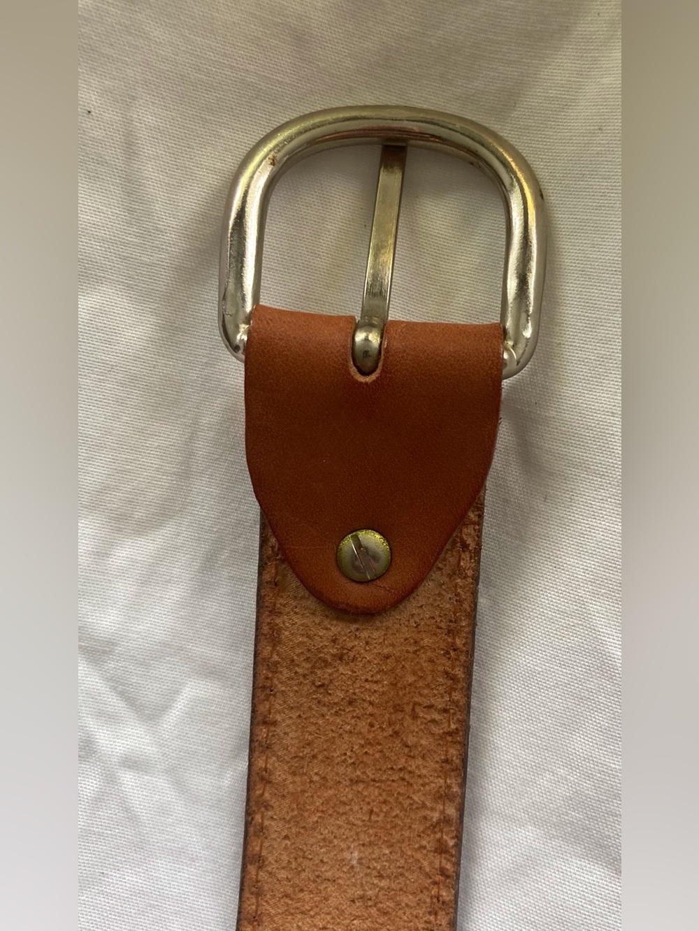 Men's Genuine Leather Belt in Brown - Picture 4 of 9
